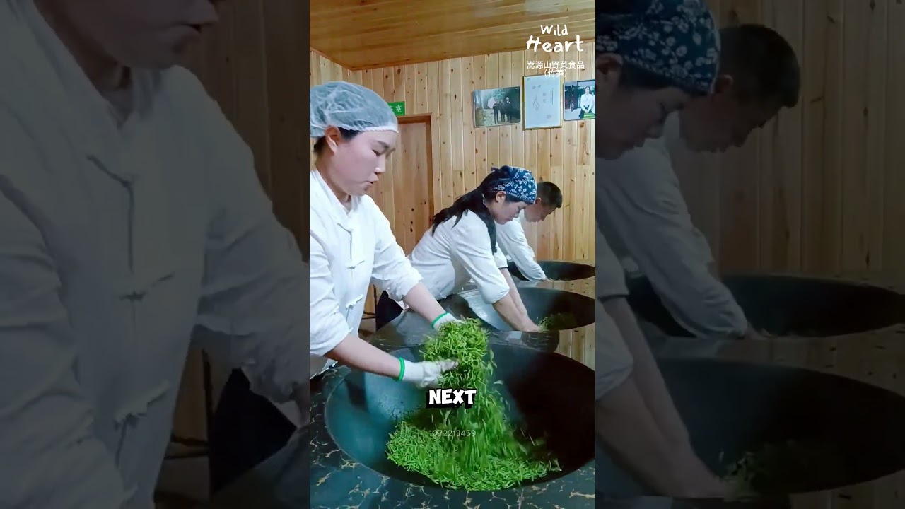 Pan Fired Tea Leaves