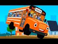 Ruedas Canción De Autobús Para Niños Más Video De Dibujos Animados Divertidos