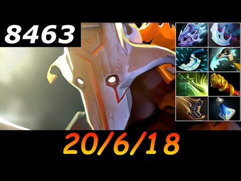 Dota 2 Juggernaut 8463 MMR 20/6/18 (Kills/Deaths/Assists) Ranked Full Gameplay