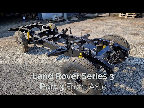 Land Rover Series 3 Restoration Part 3 - Front axle with free wheeling hubs