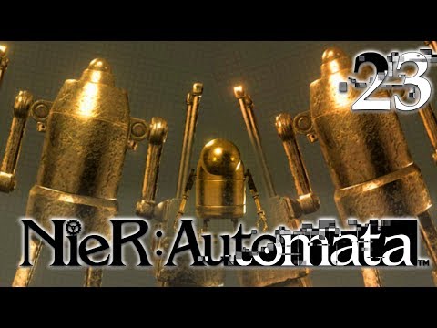 Golden Armor Jerkify - NieR: Automata (PC) - Pt 23 - w/ DamonLive