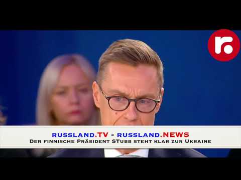 Der finnische Präsident Stubb steht klar zur Ukraine Der finnische Präsident Stubb steht klar zur Ukraine