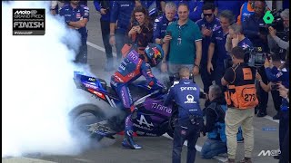 Las locas celebraciones de Marco Bezzechi | Gran Premio de la Comunitat Valenciana