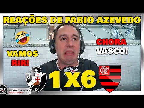 VAMOS RIR! REAÇÕES FANÁTICO VASCAÍNO - VASCO 1x6 FLAMENGO - QUE CHOCOLATE!