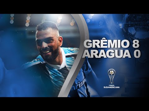 Gols e lances de Grêmio x Araguá