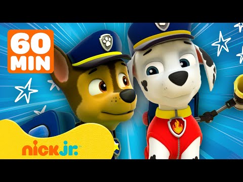 Capa de Patrulha Canina | As Melhores Missões de Resgate de Chase e Marshall! 🚨 | 1 Hora | Nick Jr.