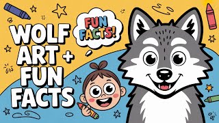 How to Draw a Cute Wolf Step by Step! 🐺✏️ Easy Animal Drawing Tutorial for Beginners