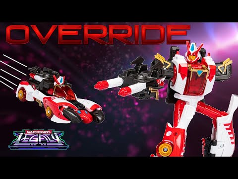 Transformers LEGACY Velocitron Voyager Class OVERRIDE Cybertron Universe | VIDEO REVIEW
