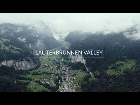 Lauterbrunnen Valley, Switzerland 4K (DJ