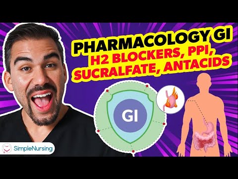 GI Pharmacology for Nurses | Antacids, H2 Blockers, PPIs & Sucralfate with NCLEX Review
