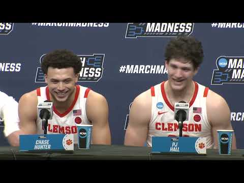 Clemson First Round Postgame Press Conference - 2024 NCAA Tournament