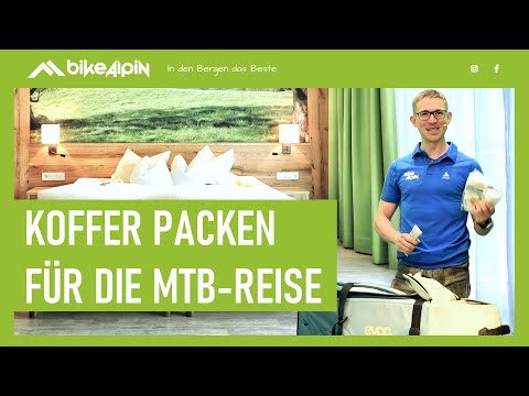 Das gehört ins Hauptgepäck bei einer MTB-Reise // TransAlp Gepäck