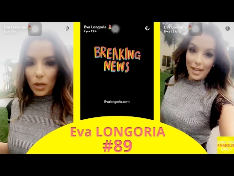 Eva Longoria clothing line news on snapchat !!