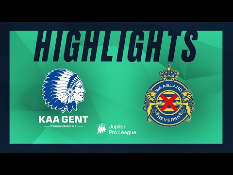 KAA Gent - Waasland-Beveren hoogtepunten