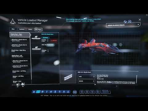 Star Citizen 3.20 PTU loadout manager