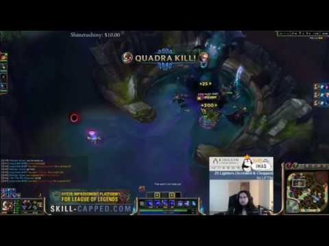 Imaqtpie 1v5 Penta Kill with Corki ft. Baron ''Ok''