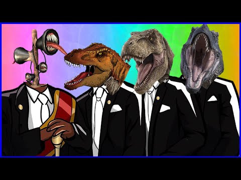 Siren Head vs T-Rex - Coffin Dance Song (COVER) - Zeus Coffin