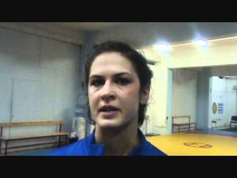Interview with Adeline Gray after winning silver medal at 67 kg at Junior Worlds