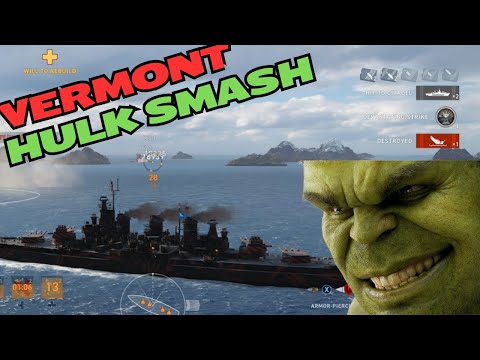 Vermont - First Impressions - World of Warships Legends