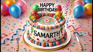 Download lagu Happy Birthday Samarth 🎉 | Birthday Song with Name | Cartoon Rhyme for Kids & Toddlers mp3