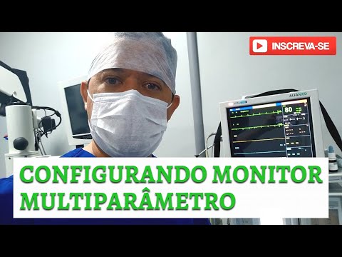 Como ajustar Frequência Cardíaca ECG/SPO2 em MONITOR MULTIPARAMÉTRICO.