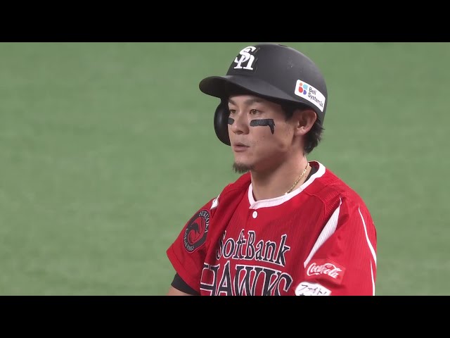 【2回裏】好球必打!! ホークス・牧原大成 満塁のチャンスでレフトへのタイムリーヒットで追加点を奪う!! 2025年9月17日 福岡ソフトバンクホークス 対 埼玉西武ライオンズ