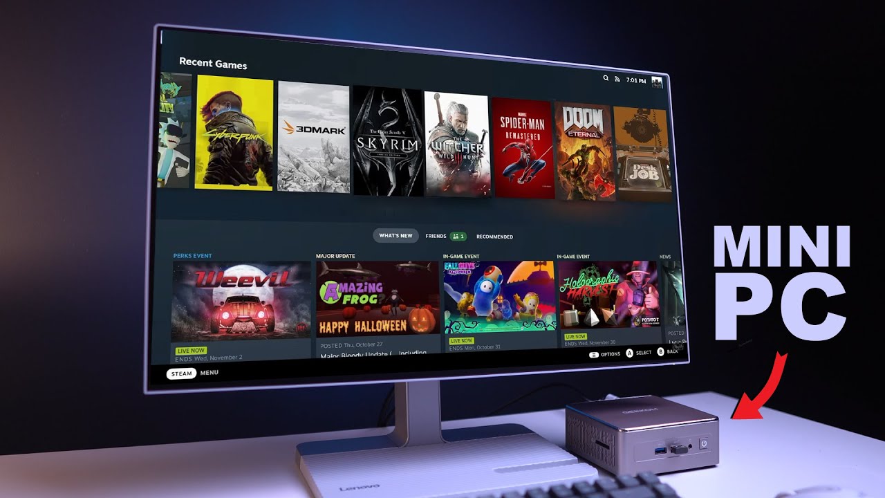 Cobain Mini PC Yang Hemat Daya Buat KERJA dan GAMING GEEKOM A5 R7 5825U 2025