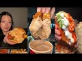 TIKTOK Mukbang Compilation Chili S Wingstop Dave S Hot Chicken Chipotle More ️