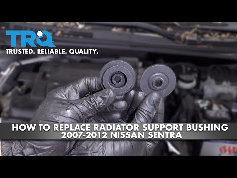 How to Replace Radiator Support Bushing 2007-2012 Nissan Sentra
