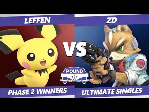 Pound 2019 SSBU - TSM Leffen (Pichu) VS Demise ZD (Fox) Smash Ultimate Phase 2 Winners