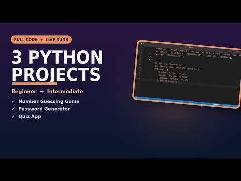 3 Python Projects Thatll Actually Teach You To Code Beginner Friendly Python Pythonprogramming