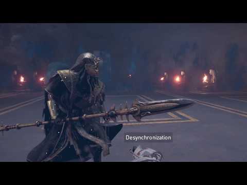 Assassin's Creed: Origins Tutankhamun Boss Fight with voice commands and camera mouse