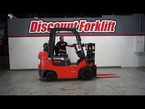 TOYOTA 7-series 7FGCU25 5,000lb LP (Propane) #1661 - Forklift for Sale