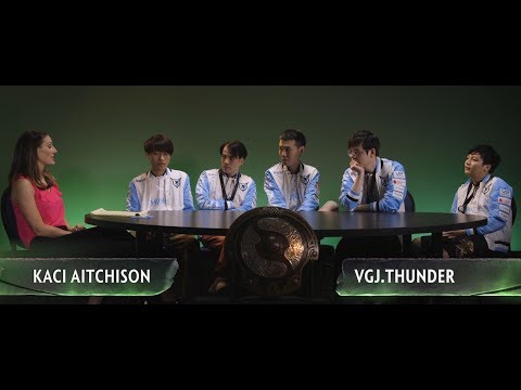 TI8 VGJ.Thunder Interview with Kaci