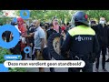 Protesten en rellen bij standbeeld J.P.  Coen in Hoorn