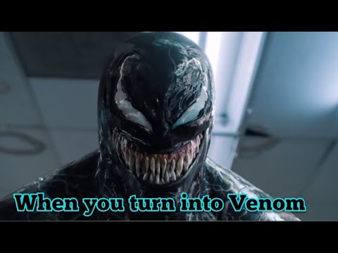 When you switch with Eddie brock to become Venom