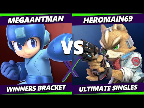 S@X 497 - MegaAntMan (Mega Man) Vs. HeroMain69 (Fox, Steve, Falco) Smash Ultimate - SSBU