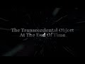 The Transcendental Object At The End Of Time ...