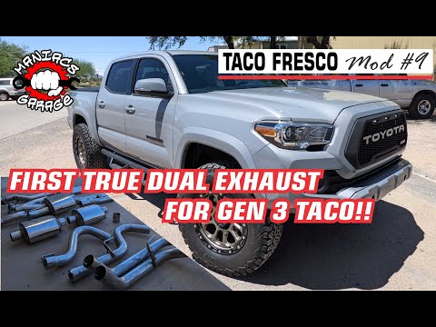 AWE Tuning Exhaust for our 2020 Toyota Tacoma