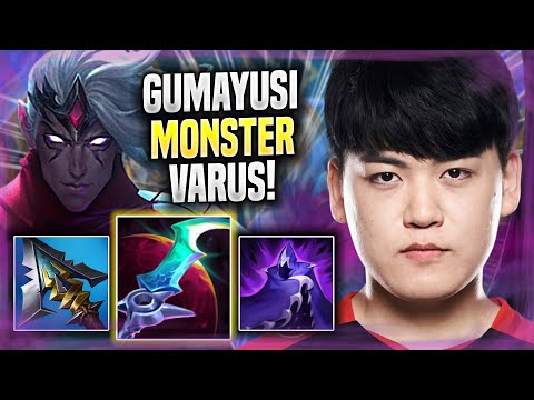 GUMAYUSI IS A MONSTER WITH VARUS! - T1 Gumayusi Plays Varus ADC vs Ezreal! | Season 2022