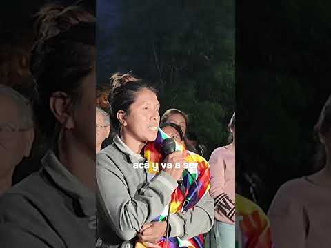 La emoción de una vecina al Nuevo playón deportivo en tartagal ! #tartagalsalta #norteargentino #sal