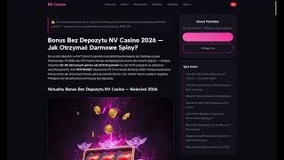 NV Casino Review 2026 | Bonus, Free Spins, Slots & Mobile Experience