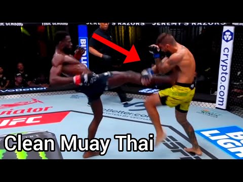 Chidi Njokuani's BRUTAL Display of Thai Striking in MMA