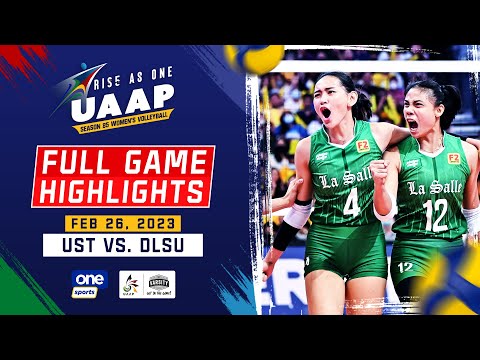 DLSU vs. UST round 1 highlights | UAAP Season 85 Women’s Volleyball - Feb. 26, 2023