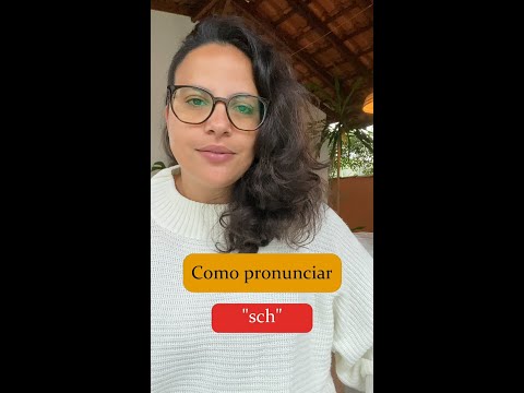 COMO PRONUNCIAR O "SCH" EM ALEMÃO #shorts