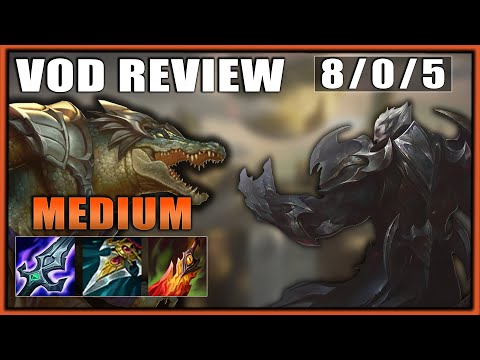 Renekton vs Darius - Abusing Crash Dives - Vod Review Commentary #19