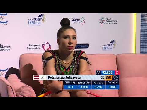 Jelizaveta Polstjanaja Hoop AA Final 32.350-European Championship 2022