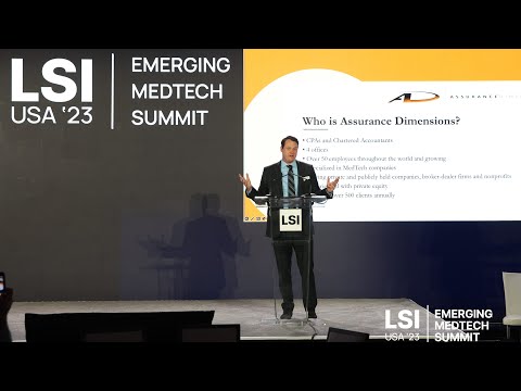 Bennie Lewis Presents Assurance Dimensions at LSI USA '23