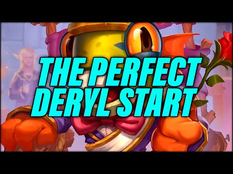 The Absolute Perfect Deryl Start | Dogdog Hearthstone Battlegrounds