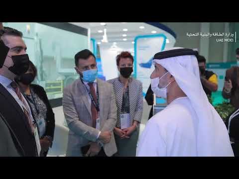 H.E. Suhail Al Mazrouei visited various exhibitors at the Breakbulk Middle East 2022